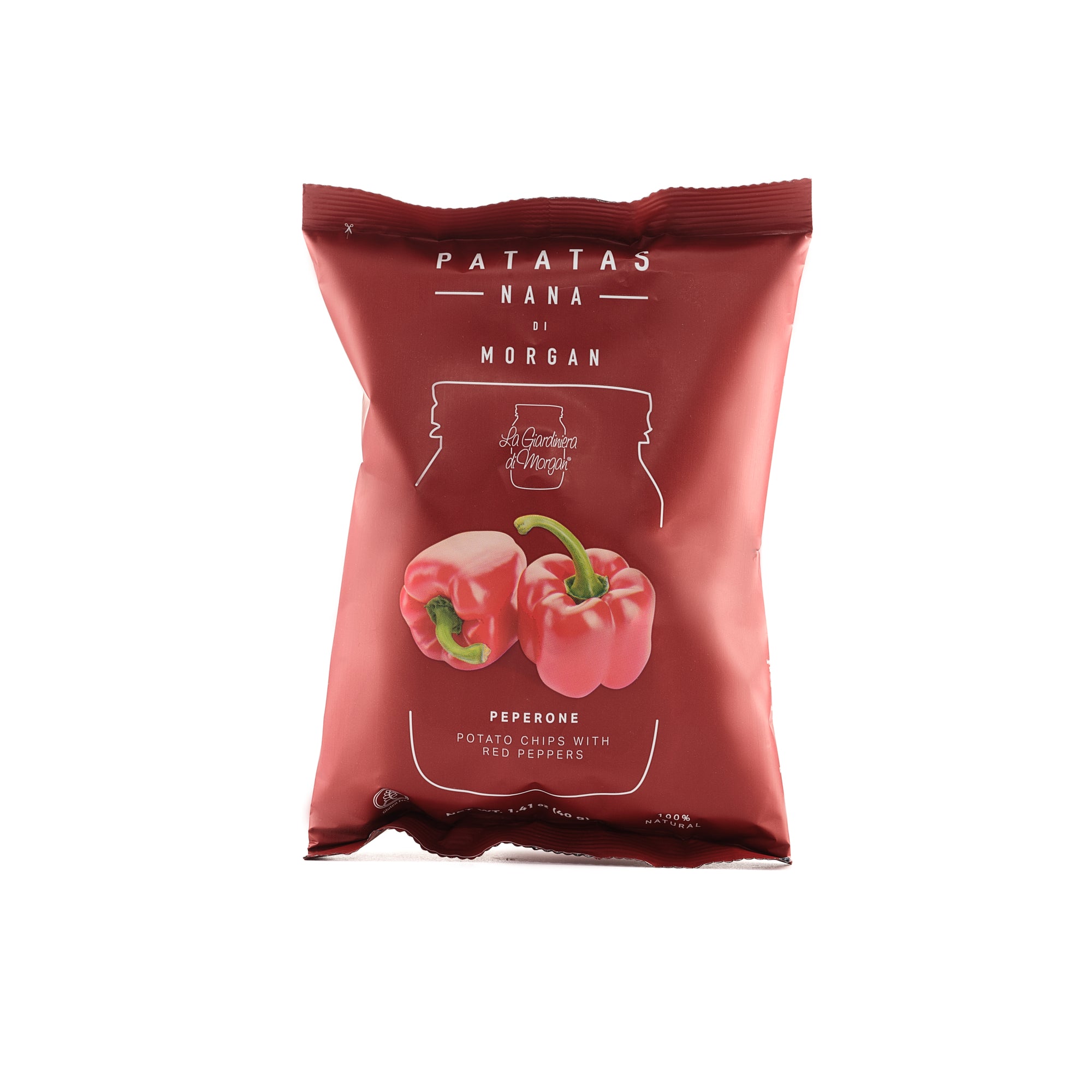 Patatas Nana de Morgan avec navet rouge 40 g - Boîte de 10 packs