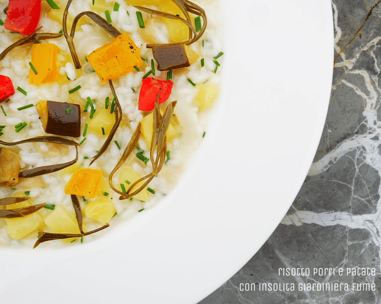 Risotto porri e patate
