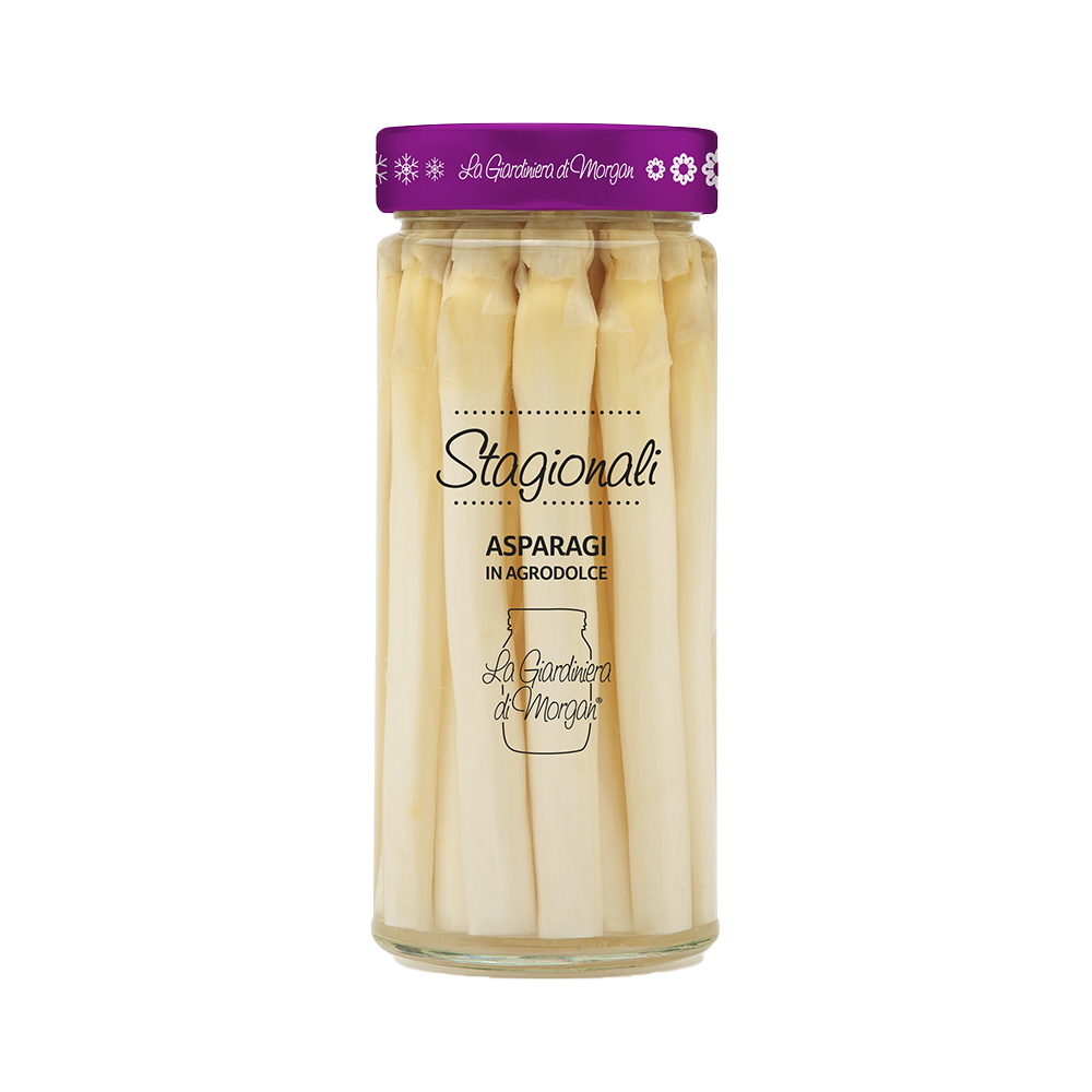 Asperges blanches de Morgan aigres-douces